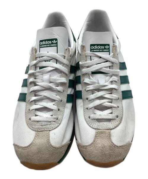 adidas（アディダス）adidas (アディダス) COUNTRY OG ホワイト×グリーン サイズ:26.5の古着・服飾アイテム