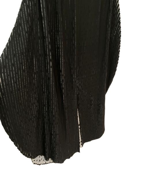 ISSEY MIYAKE（イッセイミヤケ）ISSEY MIYAKE (イッセイミヤケ) 総柄サークル サルエル パンツ ブラック サイズ:2の古着・服飾アイテム