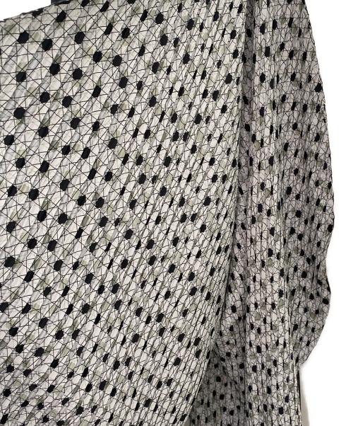 ISSEY MIYAKE（イッセイミヤケ）ISSEY MIYAKE (イッセイミヤケ) 総柄サークル サルエル パンツ ブラック サイズ:2の古着・服飾アイテム