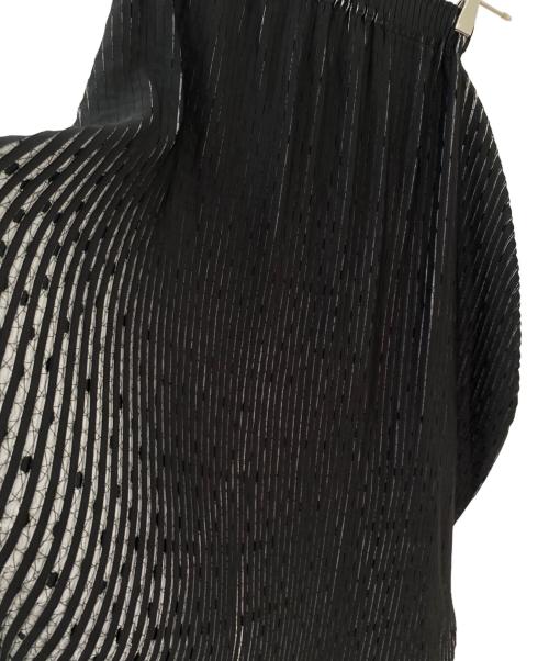ISSEY MIYAKE（イッセイミヤケ）ISSEY MIYAKE (イッセイミヤケ) 総柄サークル サルエル パンツ ブラック サイズ:2の古着・服飾アイテム