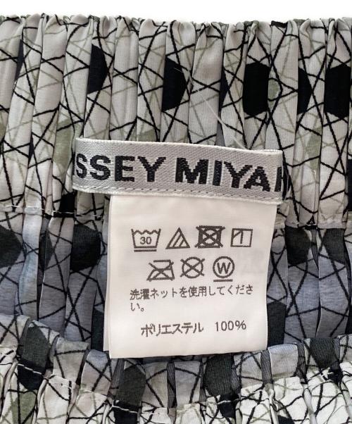 ISSEY MIYAKE（イッセイミヤケ）ISSEY MIYAKE (イッセイミヤケ) 総柄サークル サルエル パンツ ブラック サイズ:2の古着・服飾アイテム