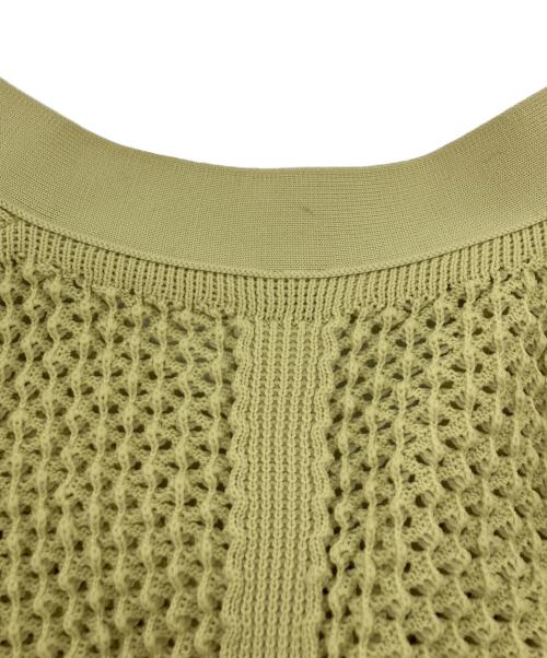 CFCL（シーエフシーエル）CFCL (シーエフシーエル) カーディガン　ポリエステルニットカーディガン グリーン サイズ:3の古着・服飾アイテム