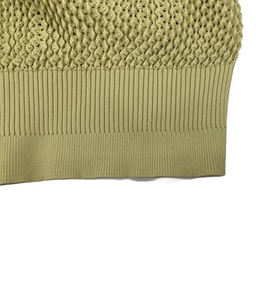 CFCL（シーエフシーエル）CFCL (シーエフシーエル) カーディガン　ポリエステルニットカーディガン グリーン サイズ:3の古着・服飾アイテム