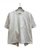 ）の古着「Heavy Cotton Drop Shoulder Open Back T-shirt」｜ホワイト