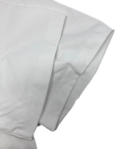 GANNI（ガニー）GANNI (ガニー) Heavy Cotton Drop Shoulder Open Back T-shirt ホワイト サイズ:XXSの古着・服飾アイテム