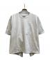 GANNI（ガニー）の古着「Heavy Cotton Drop Shoulder Open Back T-shirt」｜ホワイト