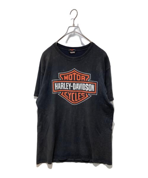 HARLEY-DAVIDSON（ハーレーダビッドソン）HARLEY-DAVIDSON (ハーレーダビッドソン) プリントTシャツ ブラック サイズ:Ｌの古着・服飾アイテム