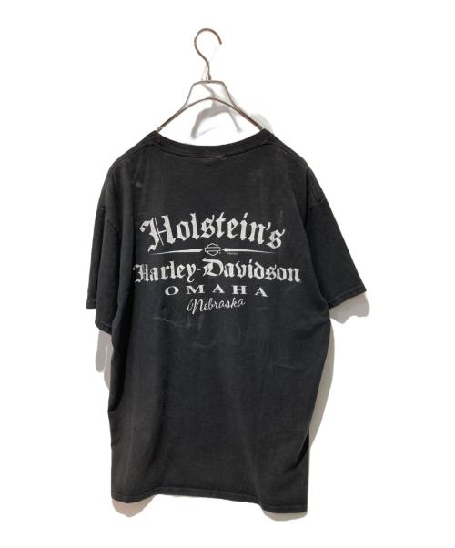 HARLEY-DAVIDSON（ハーレーダビッドソン）HARLEY-DAVIDSON (ハーレーダビッドソン) プリントTシャツ ブラック サイズ:Ｌの古着・服飾アイテム