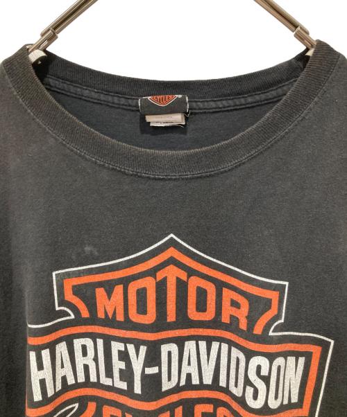 HARLEY-DAVIDSON（ハーレーダビッドソン）HARLEY-DAVIDSON (ハーレーダビッドソン) プリントTシャツ ブラック サイズ:Ｌの古着・服飾アイテム