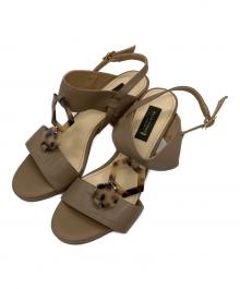 MACKINTOSH LONDON（マッキントッシュ ロンドン）の古着「バックストラップモチーフサンダル」｜ブラウン