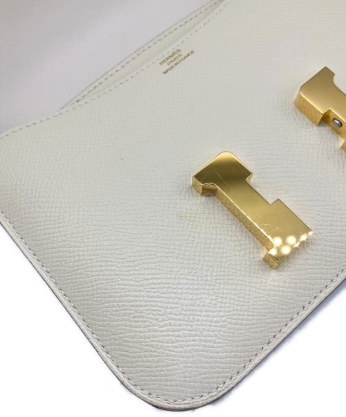 HERMES（エルメス）HERMES (エルメス) コンスタンスⅢ ミニ /エプソン/クレ/ゴールド金具/U刻印：2022年製 クレ サイズ:ミニの古着・服飾アイテム