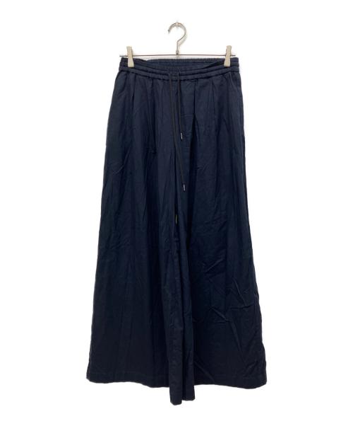 JOURNAL STANDARD relume（ジャーナルスタンダード レリューム）JOURNAL STANDARD relume (ジャーナルスタンダード レリューム) リネンコットンワイドギャザーパンツ ネイビー サイズ:36の古着・服飾アイテム