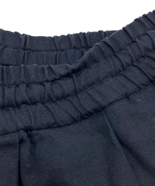 JOURNAL STANDARD relume（ジャーナルスタンダード レリューム）JOURNAL STANDARD relume (ジャーナルスタンダード レリューム) リネンコットンワイドギャザーパンツ ネイビー サイズ:36の古着・服飾アイテム