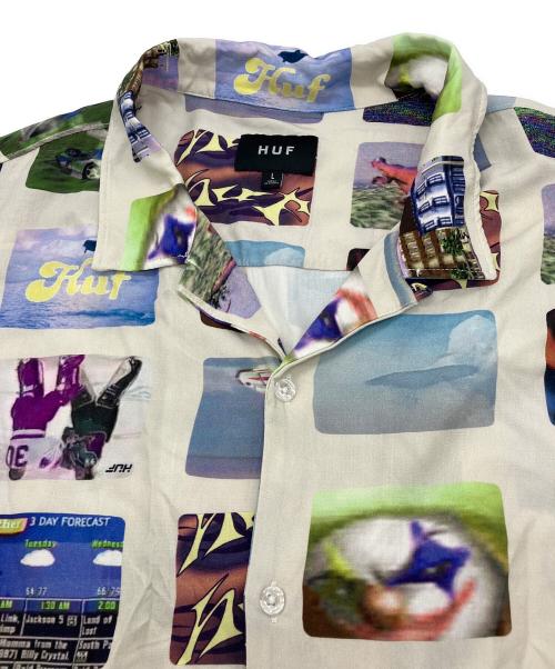 HUF（ハフ）HUF (ハフ) CHANNELS RESORT SHIRT マルチカラー サイズ:Lの古着・服飾アイテム