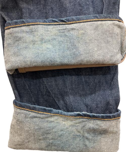 KOJIMA GENES（コジマジーンズ）KOJIMA GENES (コジマジーンズ) 切替デニムパンツ ベージュ サイズ:36の古着・服飾アイテム