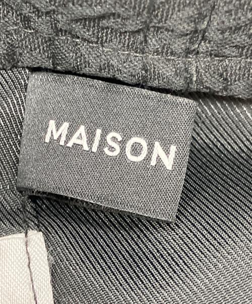 MAISON SPECIAL（メゾンスペシャル）MAISON SPECIAL (メゾンスペシャル) オフショルジャガードブラウス ブラック サイズ:Freeの古着・服飾アイテム