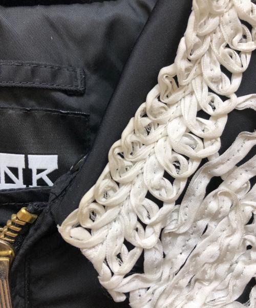 EENK（インク）EENK (インク) ALPHA (アルファ) LACE COLLAR MA-1 ブラック サイズ:Mの古着・服飾アイテム