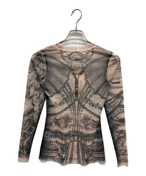 BONBOM（ボンボム）BONBOM (ボンボム) BRONTE TATTO TSHIRT ベージュ サイズ:S 未使用品の古着・服飾アイテム