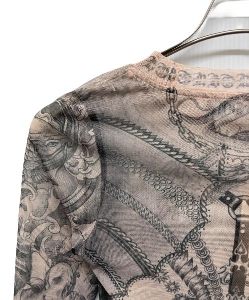 BONBOM（ボンボム）BONBOM (ボンボム) BRONTE TATTO TSHIRT ベージュ サイズ:S 未使用品の古着・服飾アイテム