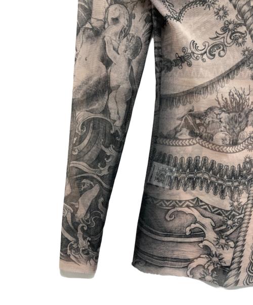 BONBOM（ボンボム）BONBOM (ボンボム) BRONTE TATTO TSHIRT ベージュ サイズ:S 未使用品の古着・服飾アイテム