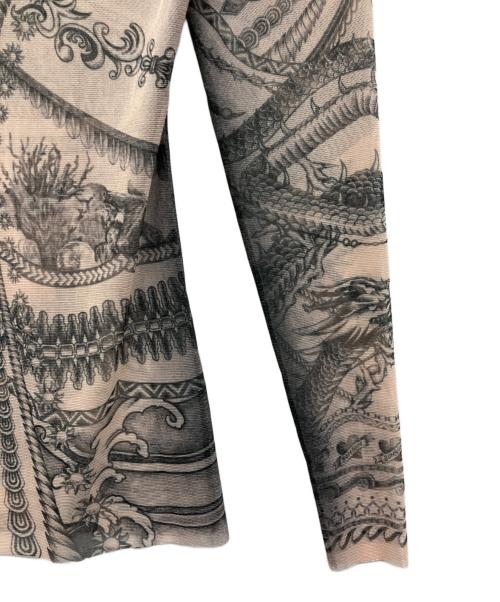 BONBOM（ボンボム）BONBOM (ボンボム) BRONTE TATTO TSHIRT ベージュ サイズ:S 未使用品の古着・服飾アイテム