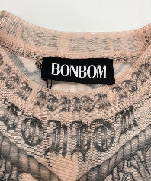 BONBOM（ボンボム）BONBOM (ボンボム) BRONTE TATTO TSHIRT ベージュ サイズ:S 未使用品の古着・服飾アイテム