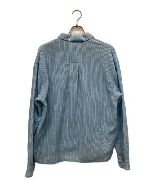 MAYKAM（メイカム）MAYKAM (メイカム) ラミー混シャツ ブルー サイズ:3の古着・服飾アイテム