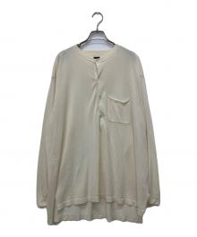 MAYKAM（メイカム）の古着「PAPER KNIT P/O SHIRT」｜アイボリー