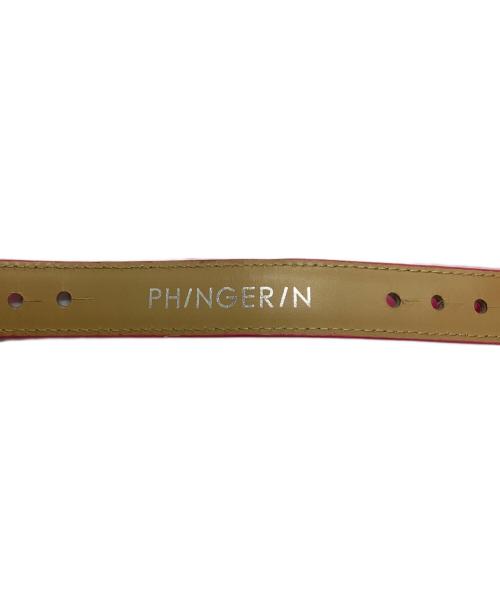PHINGERIN（フィンガリン）PHINGERIN (フィンガリン) FLEXI BELT PINKの古着・服飾アイテム