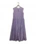 ne quittez pas (ヌキテパ) Cotton Voile Shirring Sleeveless Dress パープル サイズ:S：10000円