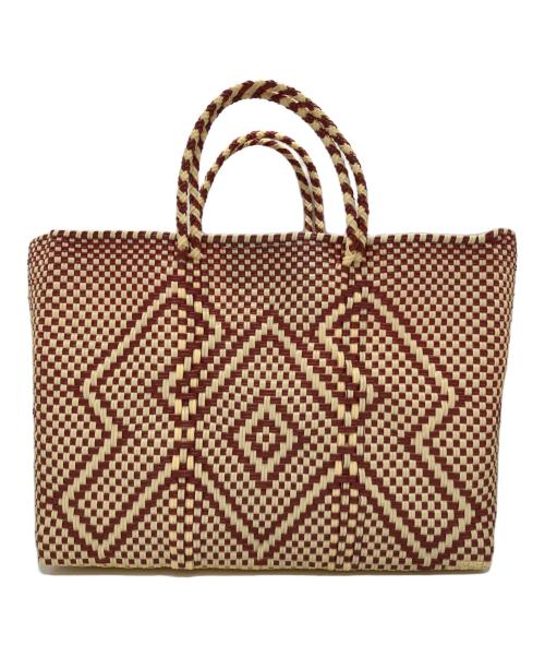 OJO DE MEX（オホデメックス）OJO DE MEX (オホデメックス) Plastico Cago Tote Chico レッドの古着・服飾アイテム