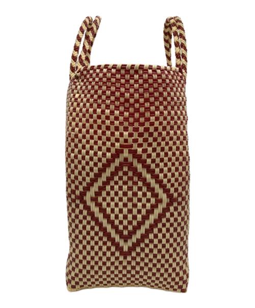OJO DE MEX（オホデメックス）OJO DE MEX (オホデメックス) Plastico Cago Tote Chico レッドの古着・服飾アイテム