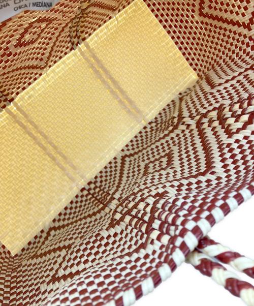 OJO DE MEX（オホデメックス）OJO DE MEX (オホデメックス) Plastico Cago Tote Chico レッドの古着・服飾アイテム