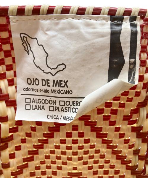 OJO DE MEX（オホデメックス）OJO DE MEX (オホデメックス) Plastico Cago Tote Chico レッドの古着・服飾アイテム