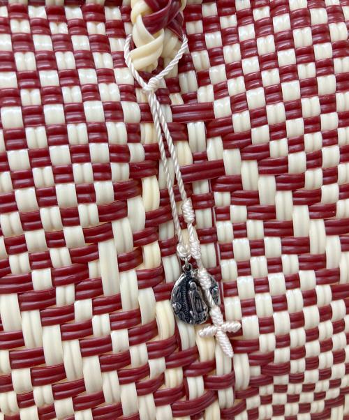 OJO DE MEX（オホデメックス）OJO DE MEX (オホデメックス) Plastico Cago Tote Chico レッドの古着・服飾アイテム