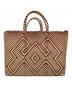 OJO DE MEX (オホデメックス) Plastico Cago Tote Chico レッド：5000円