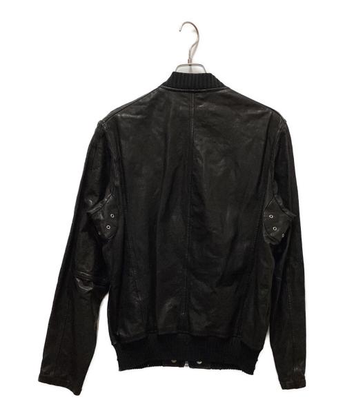 DIESEL（ディーゼル）DIESEL (ディーゼル) レザージャケット ブラック サイズ:Ｍの古着・服飾アイテム
