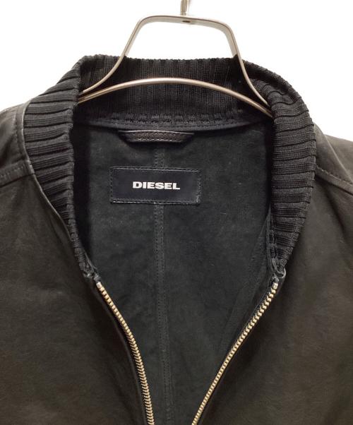 DIESEL（ディーゼル）DIESEL (ディーゼル) レザージャケット ブラック サイズ:Ｍの古着・服飾アイテム