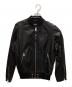 DIESEL（ディーゼル）の古着「レザージャケット」｜ブラック