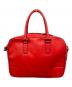 BOSS HUGO BOSS (ボス ヒューゴボス) 2WAYレザーバッグ レッド：12000円