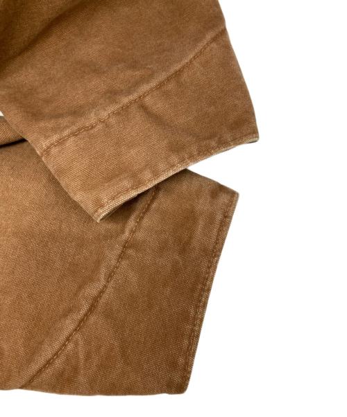 CarHartt（カーハート）CarHartt (カーハート) 裏地ブランケット ダック地カバーオール ブラウン サイズ:Ｌの古着・服飾アイテム