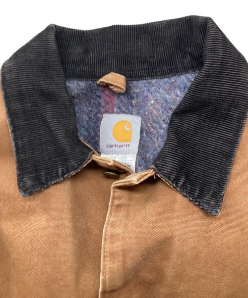 CarHartt（カーハート）CarHartt (カーハート) 裏地ブランケット ダック地カバーオール ブラウン サイズ:Ｌの古着・服飾アイテム