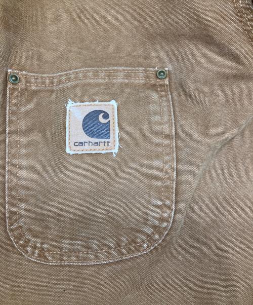 CarHartt（カーハート）CarHartt (カーハート) 裏地ブランケット ダック地カバーオール ブラウン サイズ:Ｌの古着・服飾アイテム