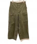 A.M.SEYNAEVEエー エム セイナーブ）の古着「50’s ダブルフェイスフィールドパンツ」｜カーキ
