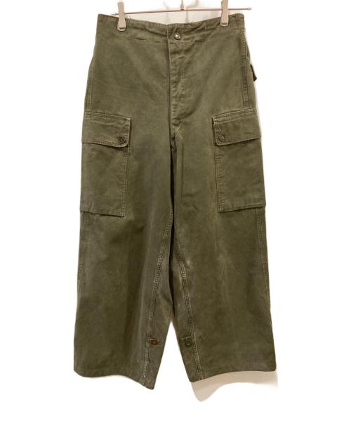 A.M.SEYNAEVE（エー エム セイナーブ）A.M.SEYNAEVE (エー エム セイナーブ) 50’s ダブルフェイスフィールドパンツ カーキ サイズ:７８×８０の古着・服飾アイテム