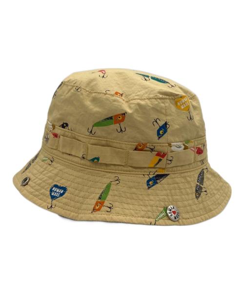 HUMAN MADE（ヒューマンメイド）HUMAN MADE (ヒューマンメイド) REVERSIBLE BUCKET HAT ベージュの古着・服飾アイテム