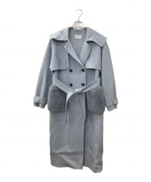 CELFORD（セルフォード）の古着「3wayリバートレンチコート」｜ブルー