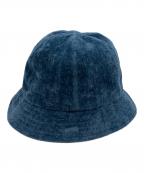 kijima takayukiキジマタカユキ）の古着「リネンパイルハット」｜ブルー