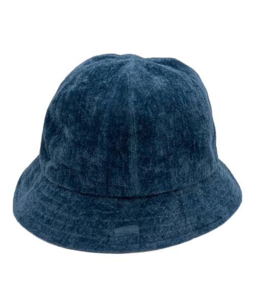 kijima takayuki（キジマタカユキ）kijima takayuki (キジマタカユキ) リネンパイルハット ブルー サイズ:2の古着・服飾アイテム