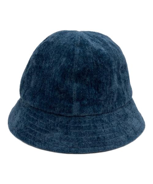 kijima takayuki（キジマタカユキ）kijima takayuki (キジマタカユキ) リネンパイルハット ブルー サイズ:2の古着・服飾アイテム